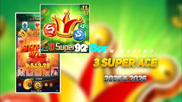 92 Bar casino presented on mobile device in Pakistan with slots and live games